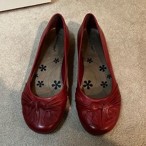 Red shoes size 10